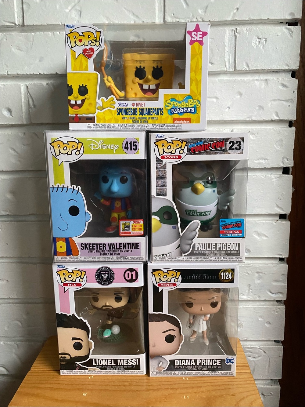 Lot Of 5 Funko Pops